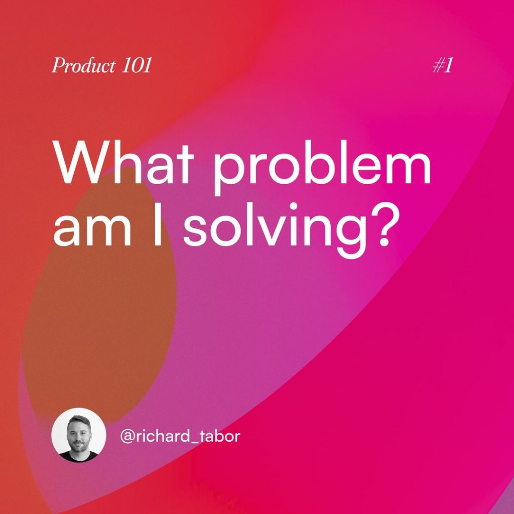 A graphic that says: What Problem Am I Solving?